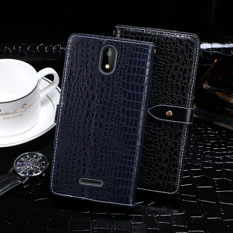 IDEWEI Для Micromax Q409 чехол Роскошный кожаный флип для защитный телефона из