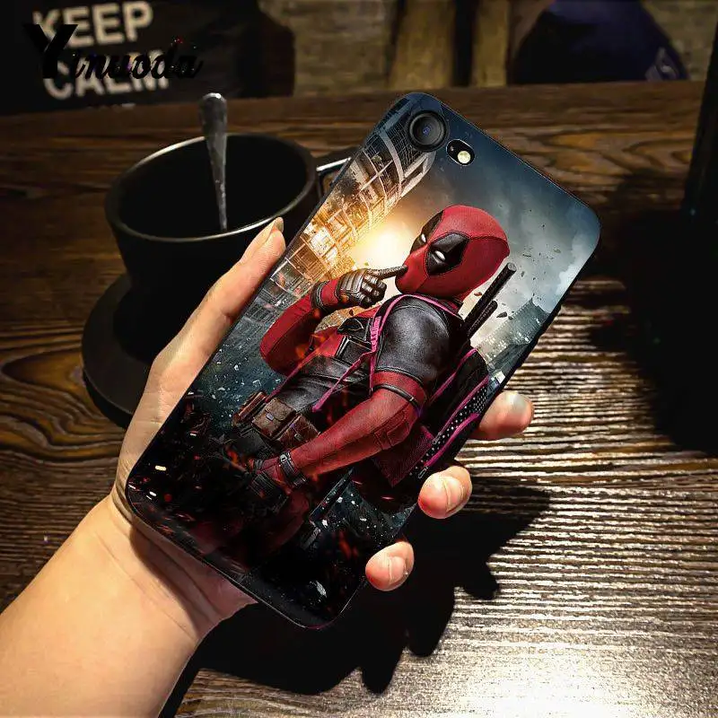 5 Yinuoda для iphone 7 6 X Чехол Дэдпул Железный человек Marvel Мстители чехол для телефона для iphone 11 Pro Max 7X6 6S 8 Plus 5 5S SE 5C - Цвет: 5