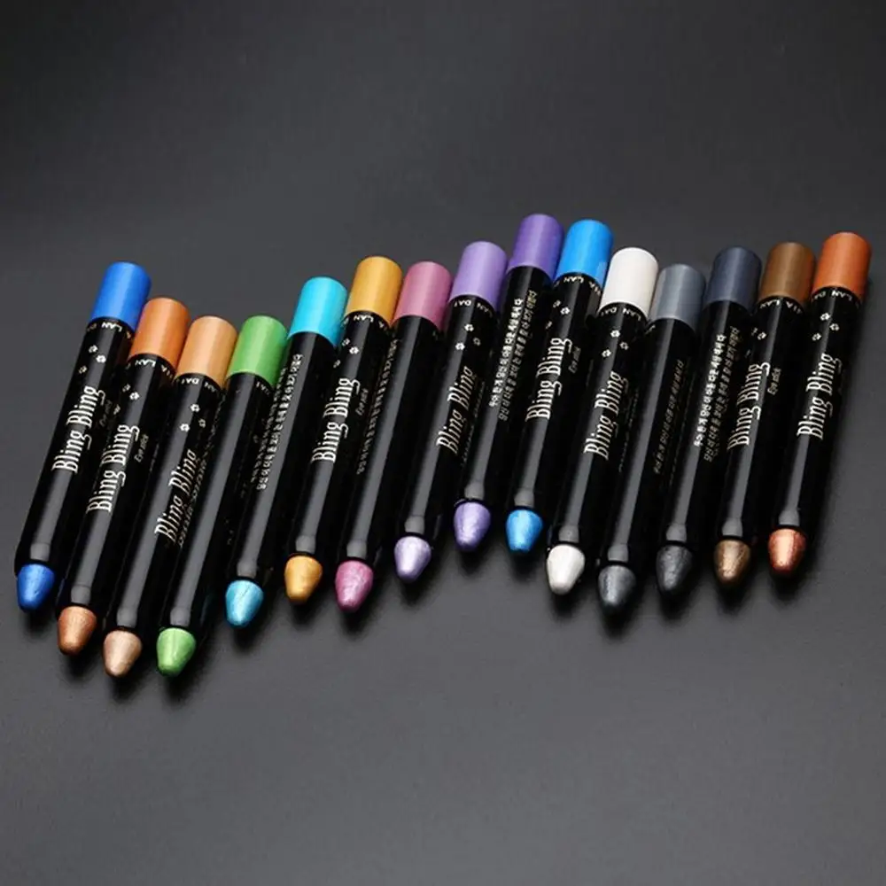 Косметические блестящие тени для век подводка глаз ручка макияж маркер карандаш