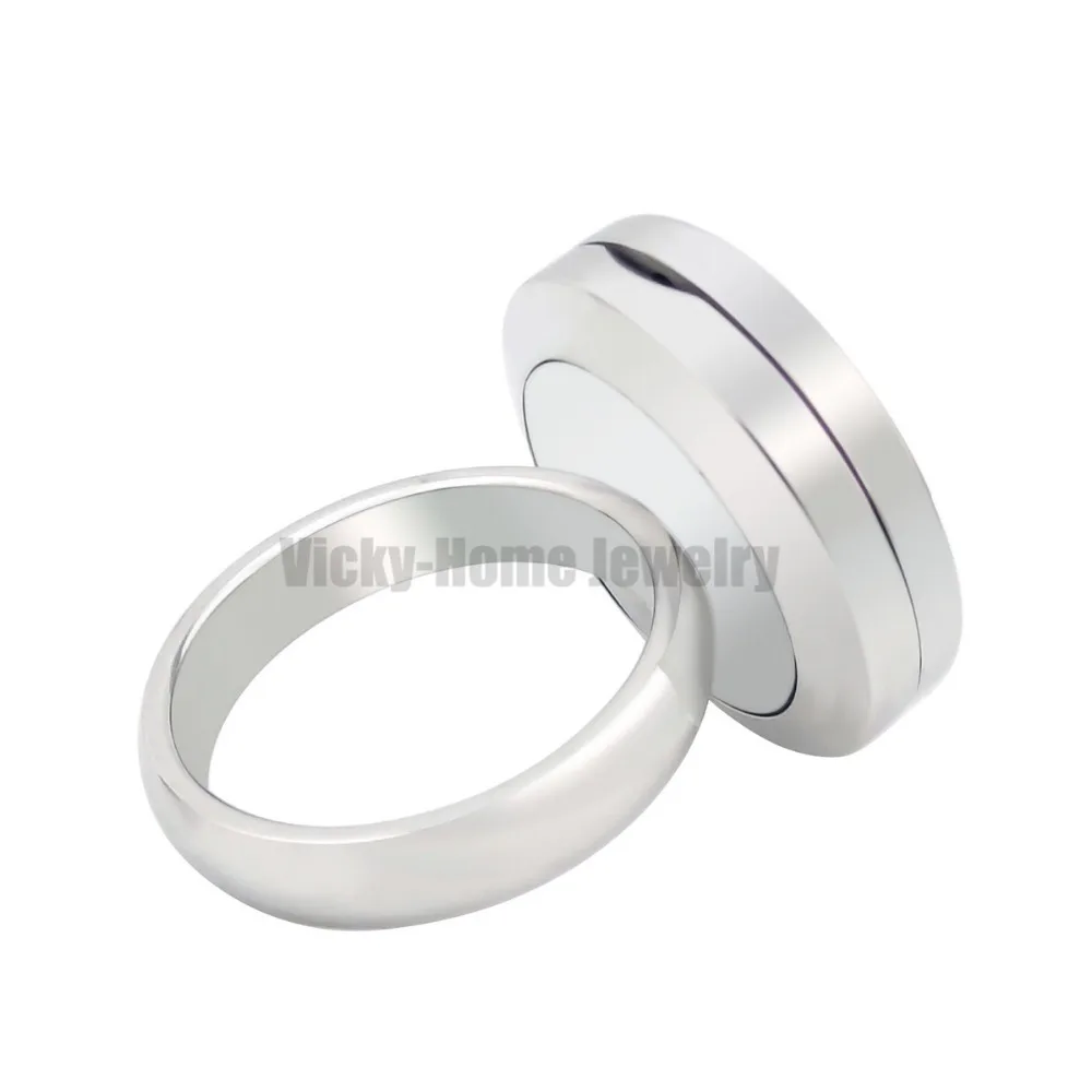 Кольцо-медальон с эфирными маслами Seed of Life 20 мм ароматерапия из нержавеющей стали