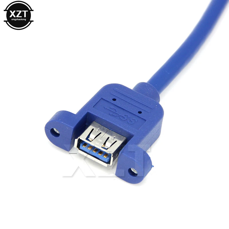 Горячая Распродажа Удлинительный кабель с разъемом для винтов 50 см USB3.0
