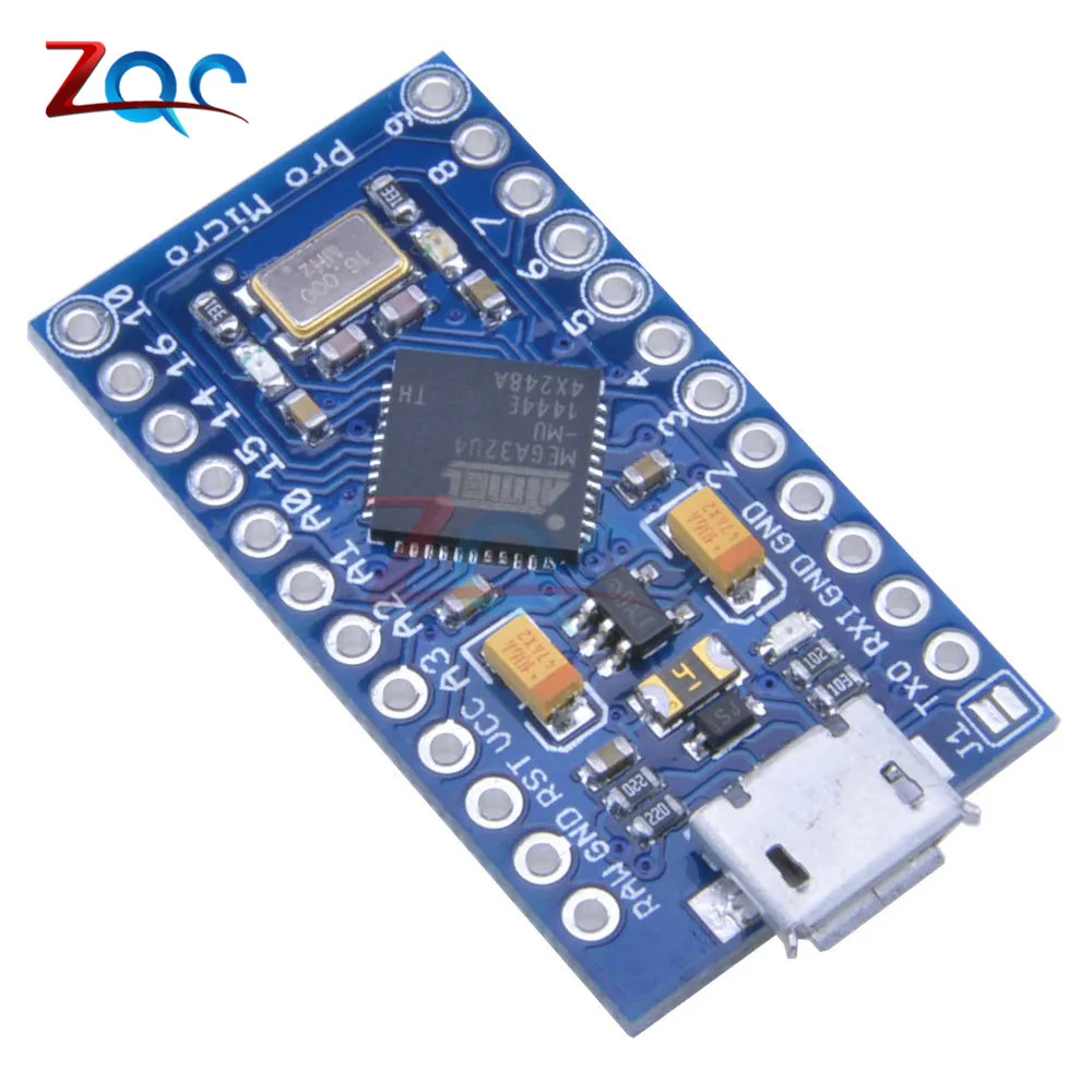 Плата Micro USB ATmega32U4 Pro 3 В 8 МГц модуль для Arduino Leonardo ATMega 32U4 контроллер Pro-Micro замена