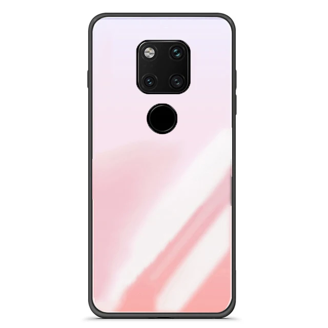 Mocolo 3D стекло для huawei mate 20 Pro стеклянная пленка Полный экран протектор для huawei mate 20 облегченное закаленное стекло градиентный чехол - Цвет: Light Pink For Case