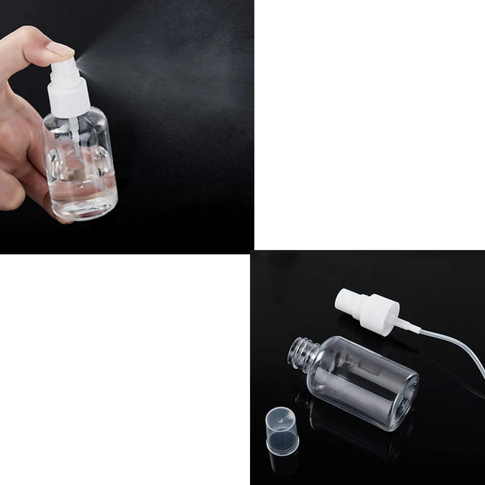 10Pcs Multi Usage Mist Spray Bottles Transparent Liquid Atomiser Sprayer Portable Water White (30Ml) Colorful | Красота и здоровье