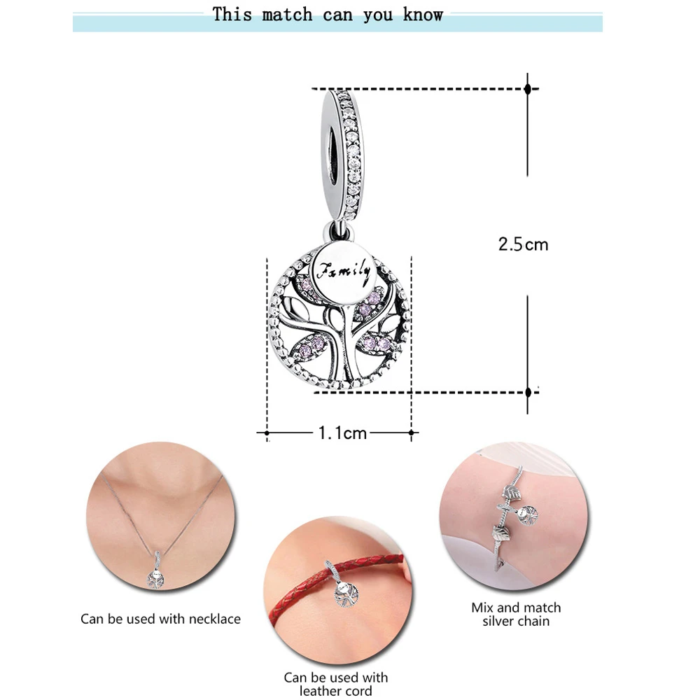 100% 925 Sterling Silver Beads Enamel Daisy Mother Love Heart Dangle Charm Fit Original Pandora Bracelet DIY Jewelry Accessories | Украшения