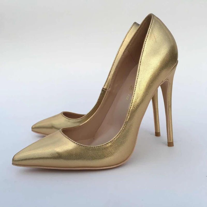 Brand Shoes Woman High Heels Ladies Shoes 12CM Heels Pumps Women Shoes High Heels Sexy Black Beige Wedding Shoes Stiletto