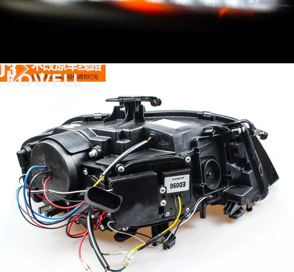Kowell Автомобиль Стайлинг для Audi A4 B8 Фары для автомобиля 2009-2012 A4L светодиодные фары LED DRL bi xenon объектив высокого низкая луч парковка