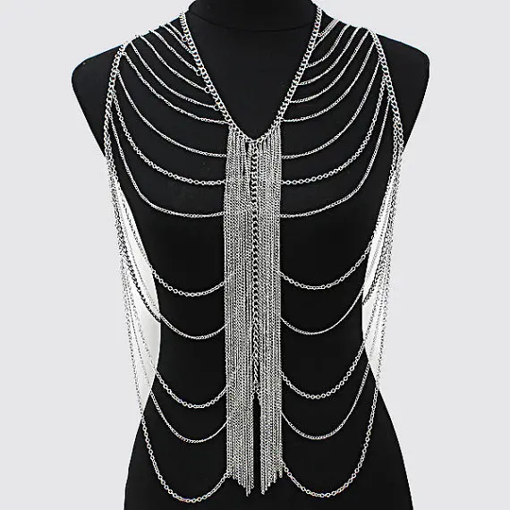 2015 new fashion woman chain necklace selling multi - layered gold free shipping | Украшения и аксессуары