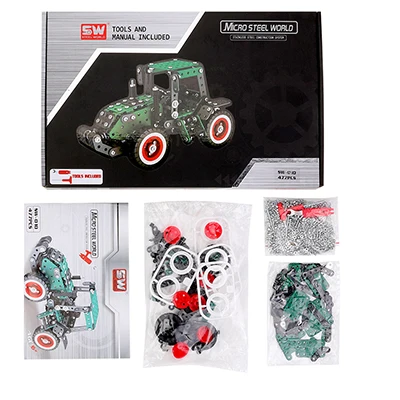 Vintage Car 5 Тип Модель Civilized City Строительные блоки Набор игрушек DIY Развивающие детские подарки на день рождения бульдозер грузовик в сборе - Цвет: Vintage Car