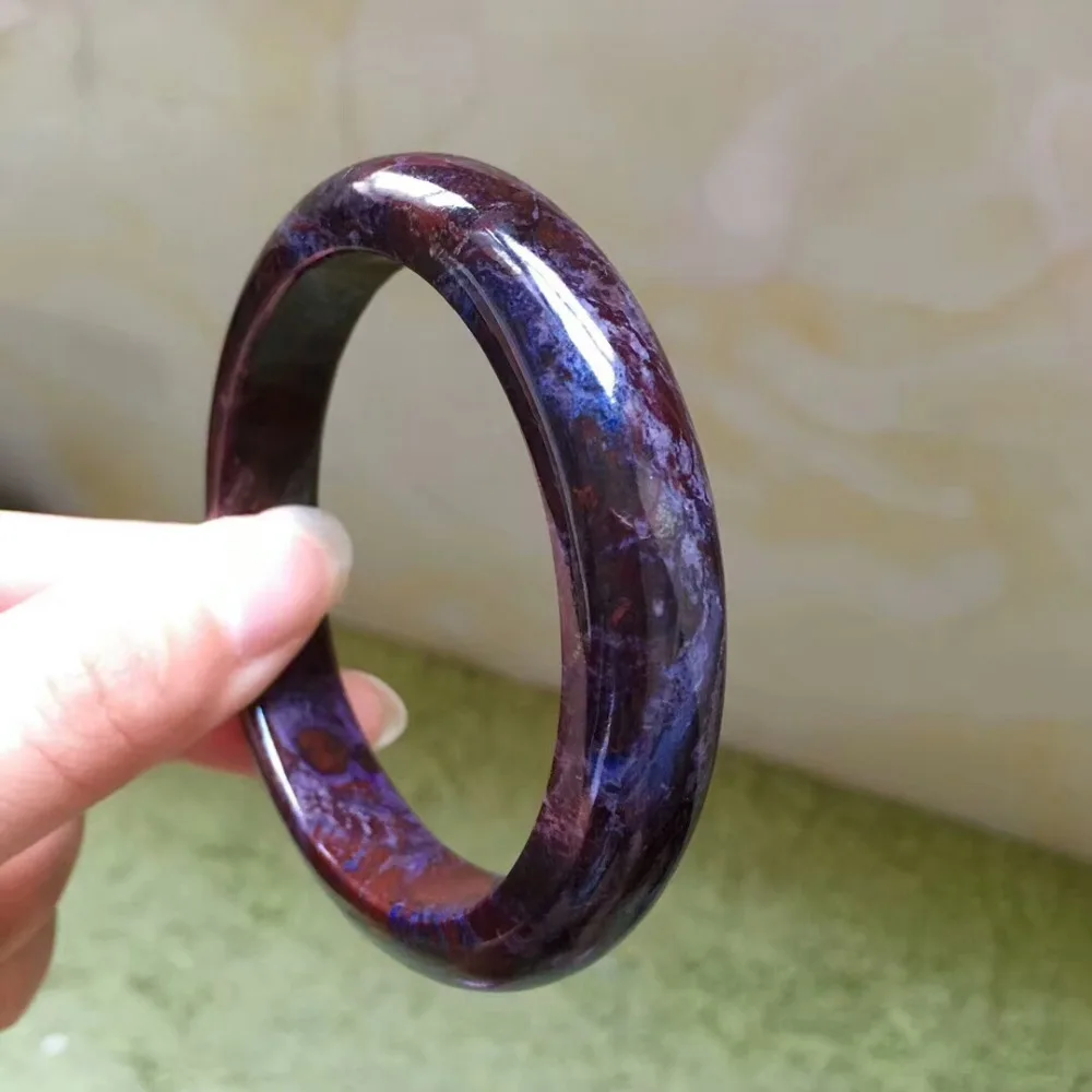 Сертификат натуральный драгоценный камень Sugilite женский Южноафриканский браслет
