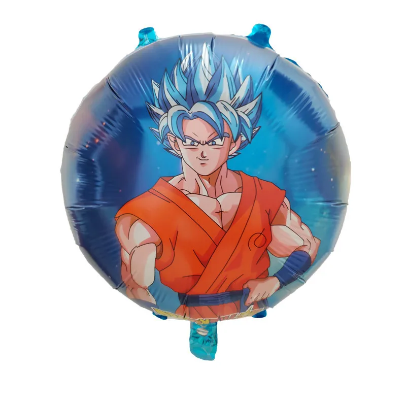 10 шт. 18 дюймов круглый мультфильм 7 Dragon Ball Гоку фольги воздушные шары для дня рождения вечерние декоративные Детские игрушки кампус вечерние поставки шары