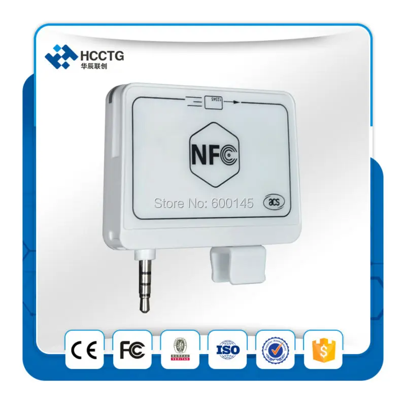 2 в 1 ACR35 мобильный считыватель магнитных карт + NFC с бесплатным SDK для Andriod и ISO|card