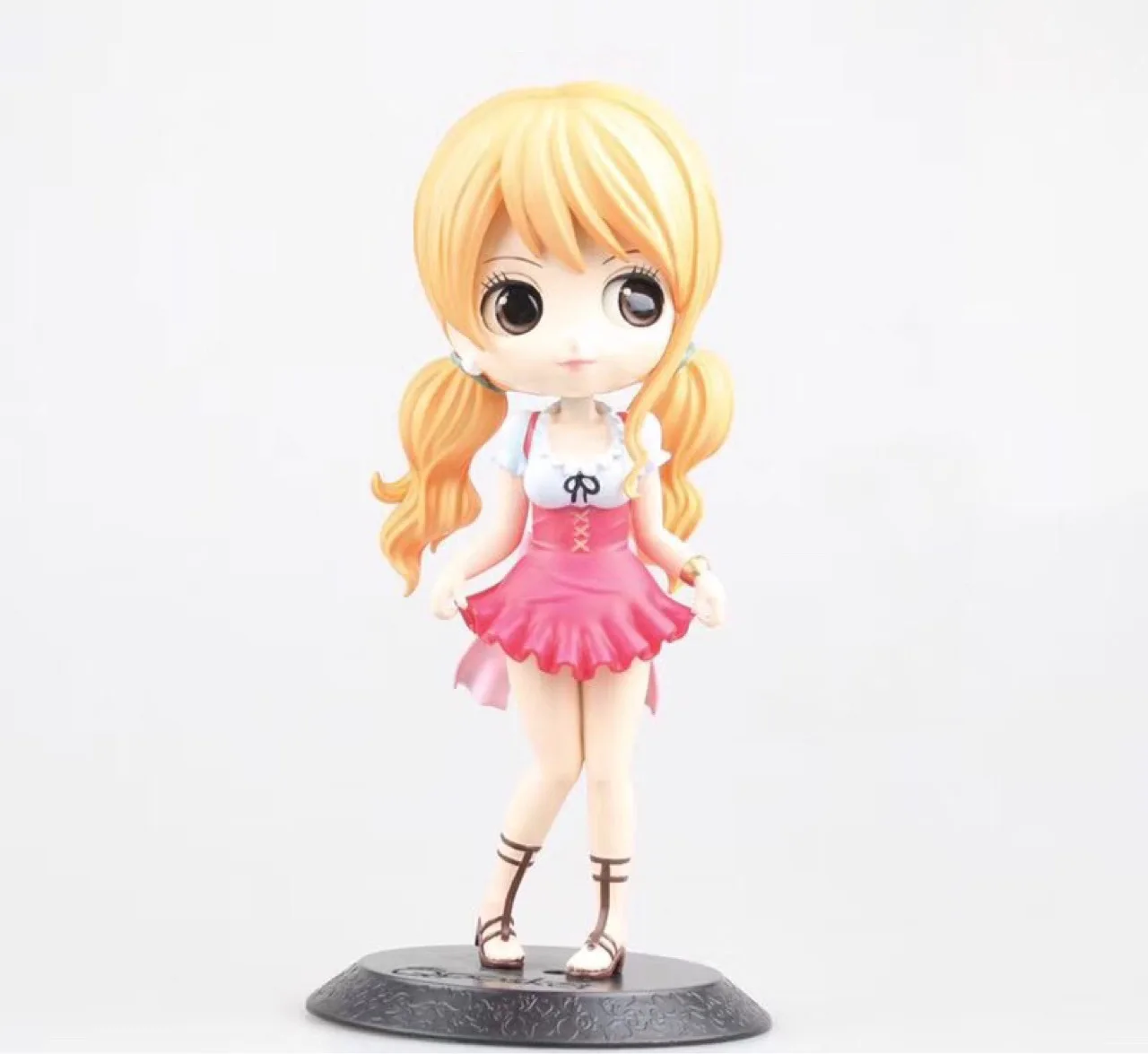 QPosket-милые аниме-игрушки с большими глазами One Piece нами и коала модель Фигурка