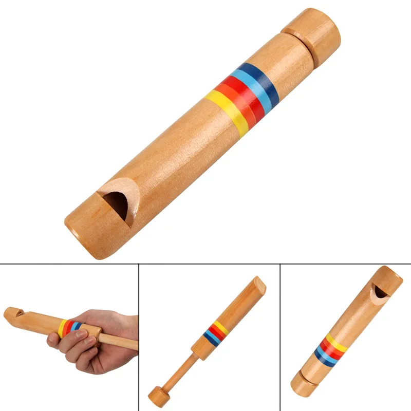 

1 шт. свисток с деревянной канавкой детская забавная Музыкальная Игрушка музыкальный инструмент обучающие игрушки для детей NSV775