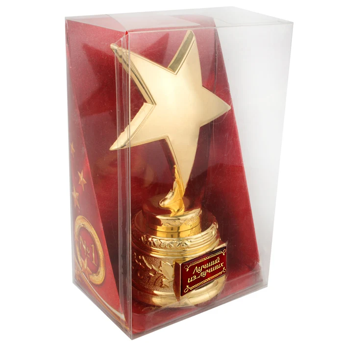 Украшение дома. Освещение звезды трофей позолоченные трофей. Спортивные