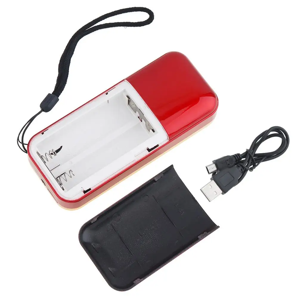 E12 Портативный Ручной FM радио мини аудио карта стерео Динамик MP3 плеер с 3 5 мм