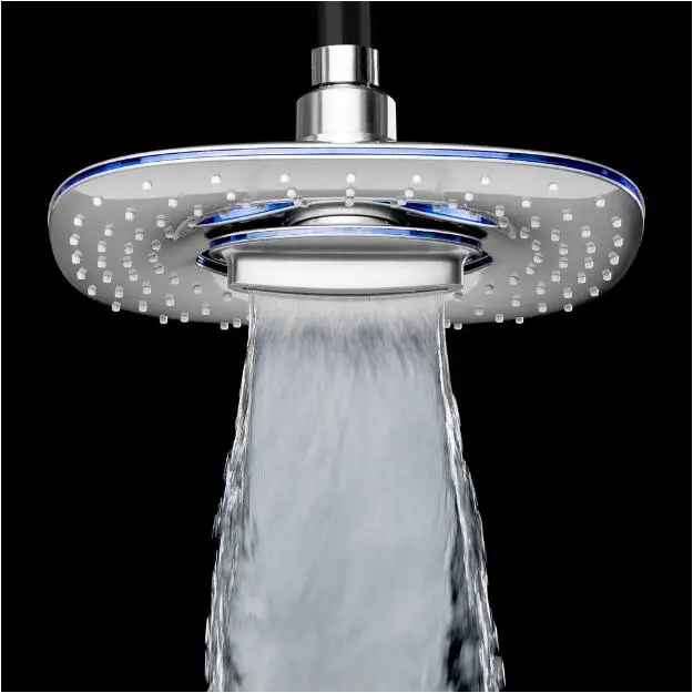 Бесплатная доставка квадратная душевая головка водопада с хромированной