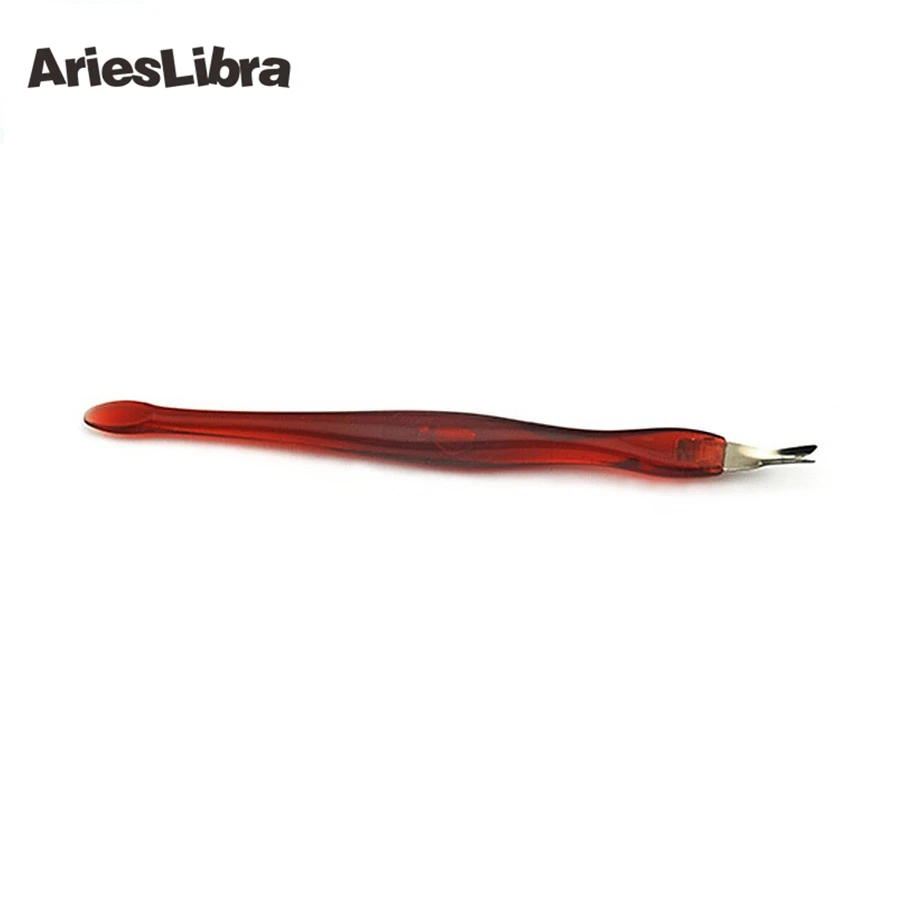 AriesLibra винно красный акриловый стержень омертвевшая кожа вилка Уход за ногтями