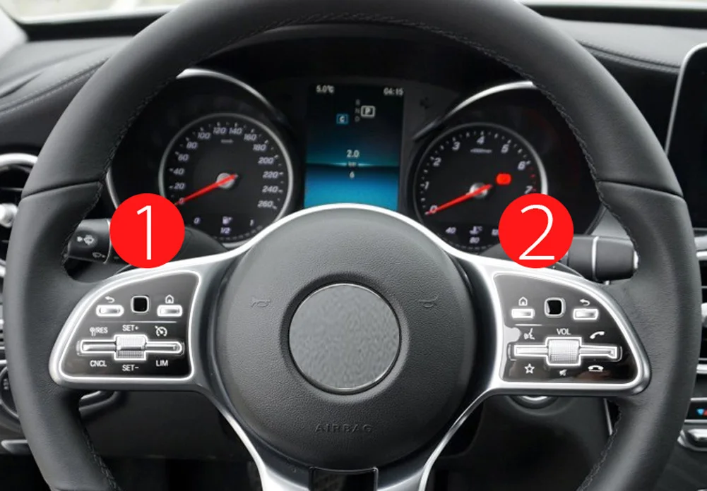 Для Mercedes Benz A Class W177 V177 A180 A200 C E Class W205 W213 наклейка на руль для автомобиля мембранная защитная пленка
