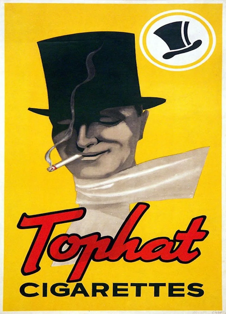 Винтажные сигареты 1900s табачная реклама плакат саллана тофат крафт плакаты