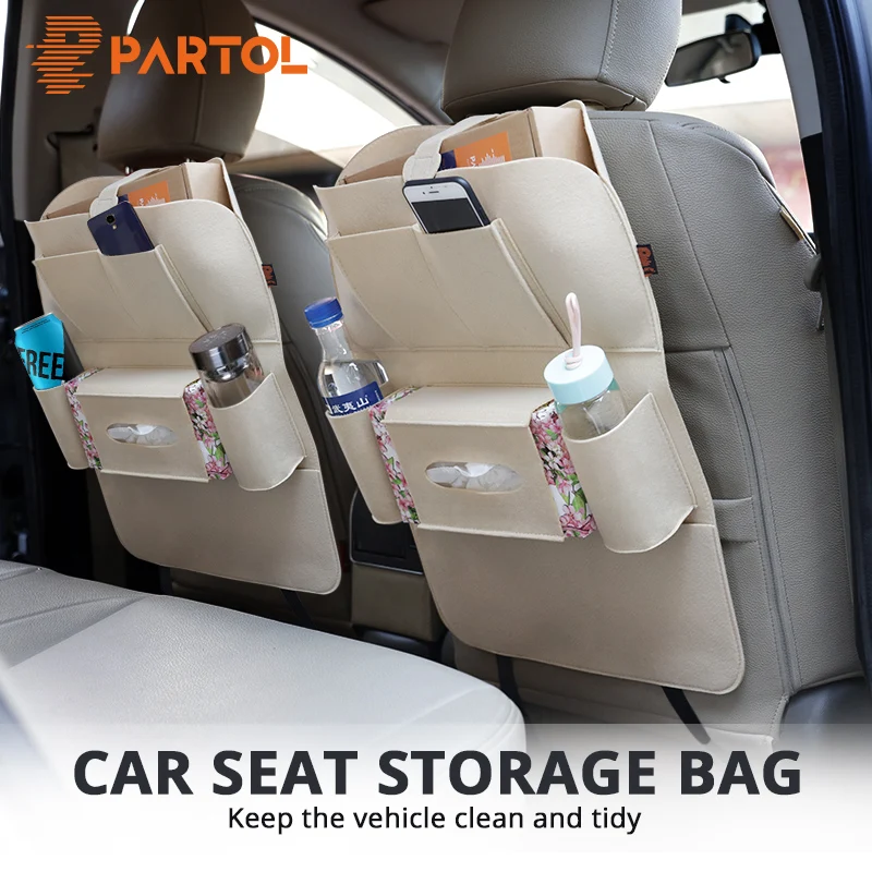 Partol Универсальный Автомобильный Органайзер сумка для заднего сиденья