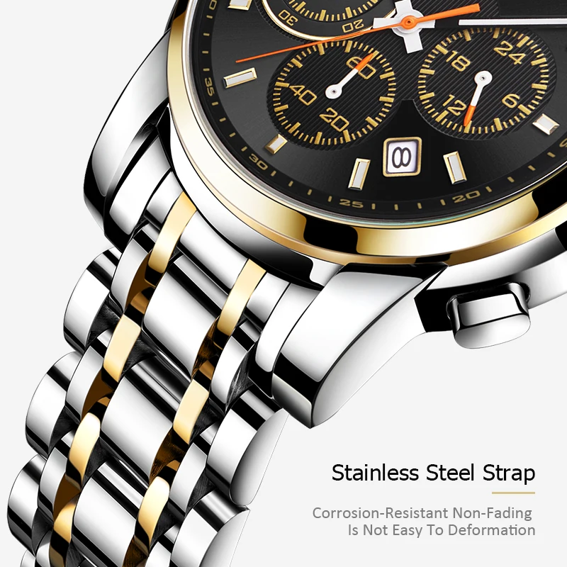 AESOP модные мужские часы Мужские кварцевые наручные Водонепроницаемый из