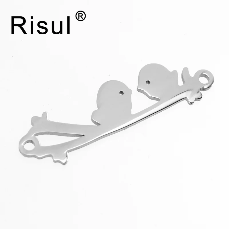 

Risul очаровательное женское ожерелье из нержавеющей стали с подвеской в виде маленькой птицы, золотое/искусственное зеркальное покрытие по ...