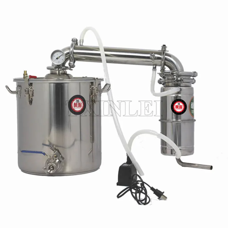 NIANGGE 20L нержавеющая сталь Алкоголь дистиллятор ликер вино пивоварения устройства Духи(спирт) дистилляции водка производитель виски