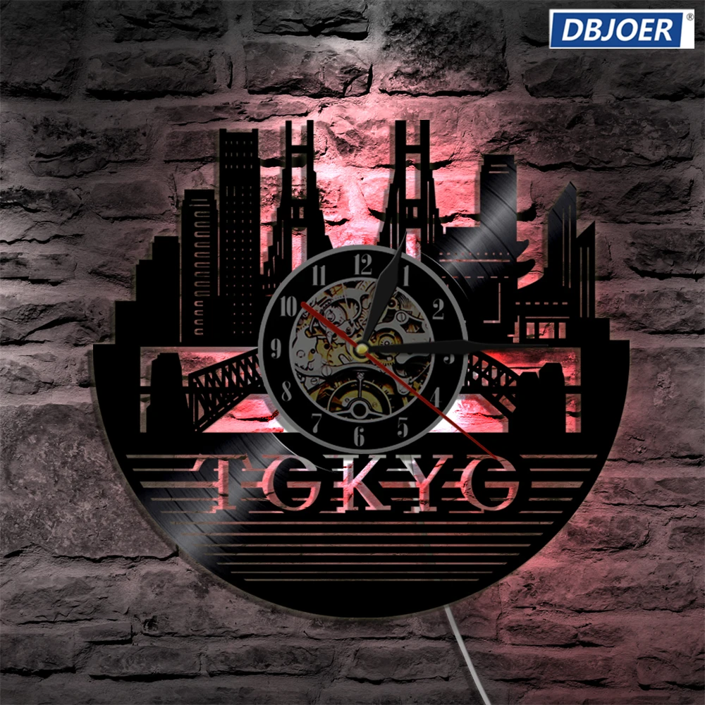Светодиодный светильник из винила TOKYO City настенный с изменяющимся цветом пульт