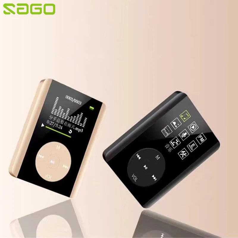 2018 Новая мода мини MP3 музыкальный плеер 8 ГБ 1 &quotЭкран сенсорная кнопка HiFi