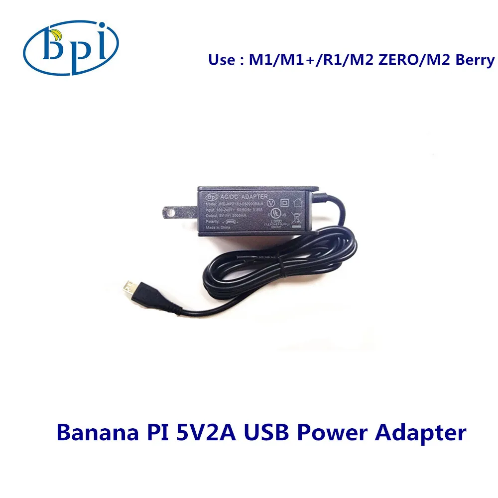 Адаптер питания Banana PI M1/M1 +/R1/ZERO 5V2A USB US/EU|switch thermo|switch satelliteswitch receptacle |