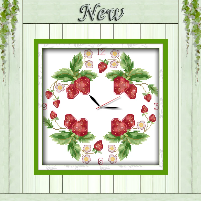 Картина с изображением красивой клубники рассчитана на холст DMC 14CT 11CT Китайская