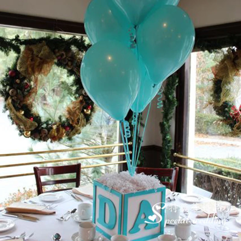 

100pc Tiffany Blue Balloons 10 Inch Thick 2.2 g Birthday Ballons Decorations Wedding Party Ballons Tiffany Blue Globos