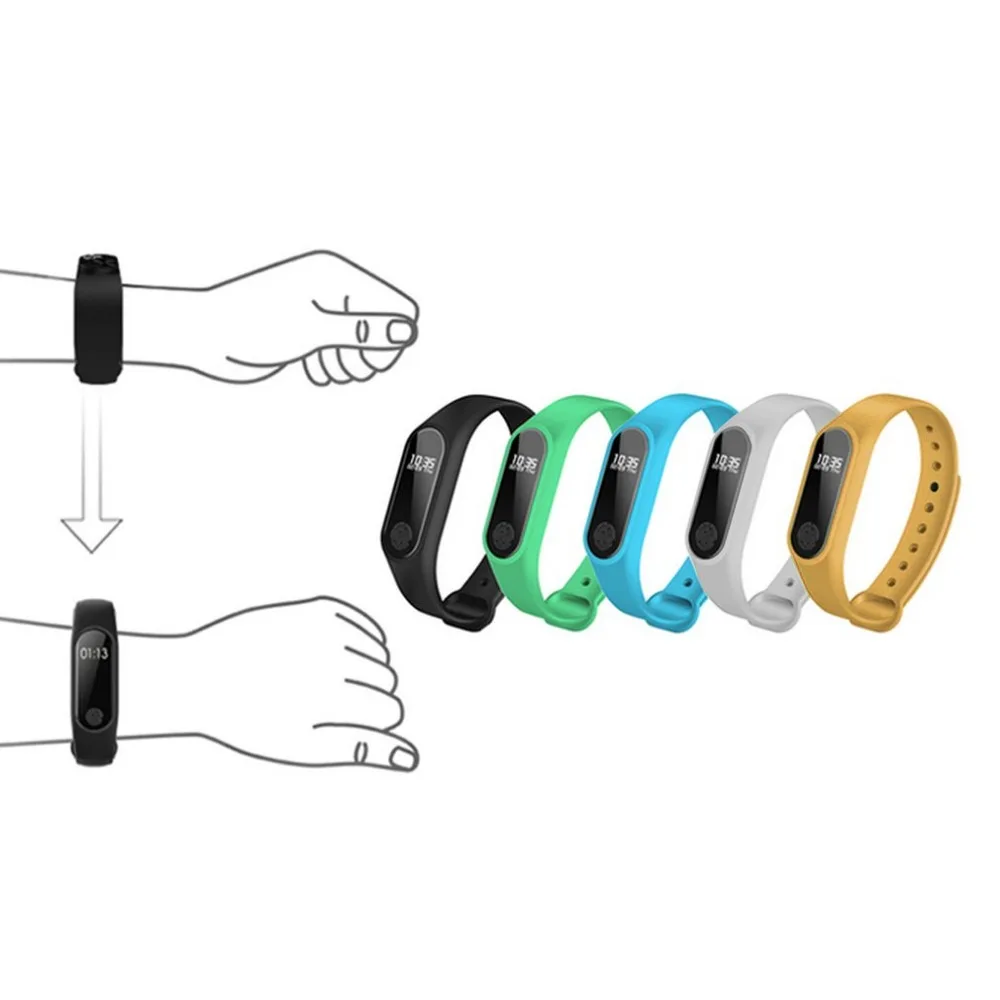 Водонепроницаемый шагомеры Bluetooth Бег Спорт Фитнес наручный браслет с трекером