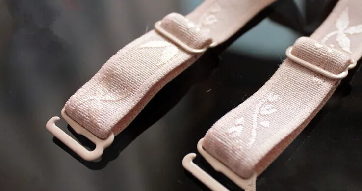 50 пар разных цветов Регулируемый жаккардовый эластичный бюстгальтер Спагетти из