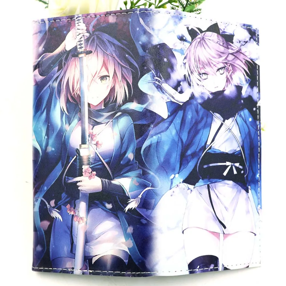 Fate Grand Order A Цветной Длинный кошелек Fate Stay Night с рисунком аниме, многофункциональный держатель для карт, кошелек с внутренним карманом на молнии - Цвет: Fate Grand Order A