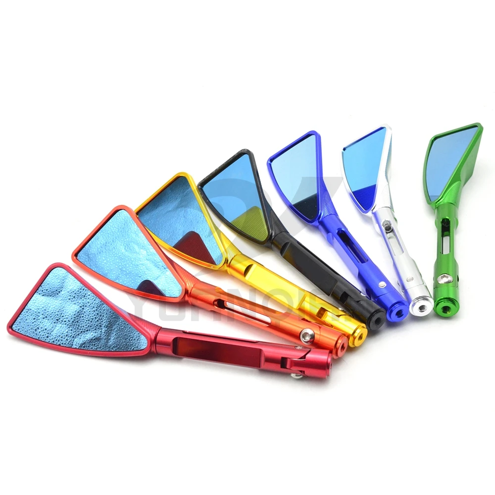 Universal Motorcycle CNC Side Mirror Rearview Scooter Rear Mirrors For Kawasaki ZX-9 ZX-9R ZX-500R ZR-10R ZR-6R ZR-750 | Автомобили и