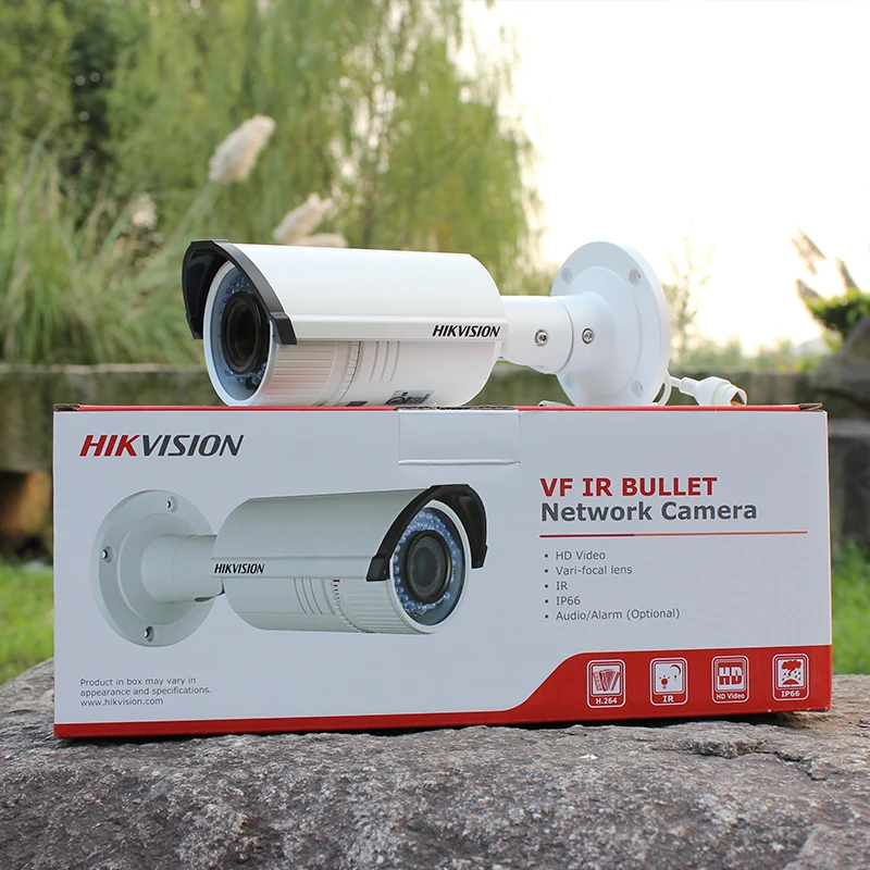 NEW IPC DS-2CD2642FWD-IS Hik 4MP WDR Vari-focal Bullet Network Camera 120dB H.264+ IR30M 1-ch audio I/O and alarm GIFT | Безопасность и