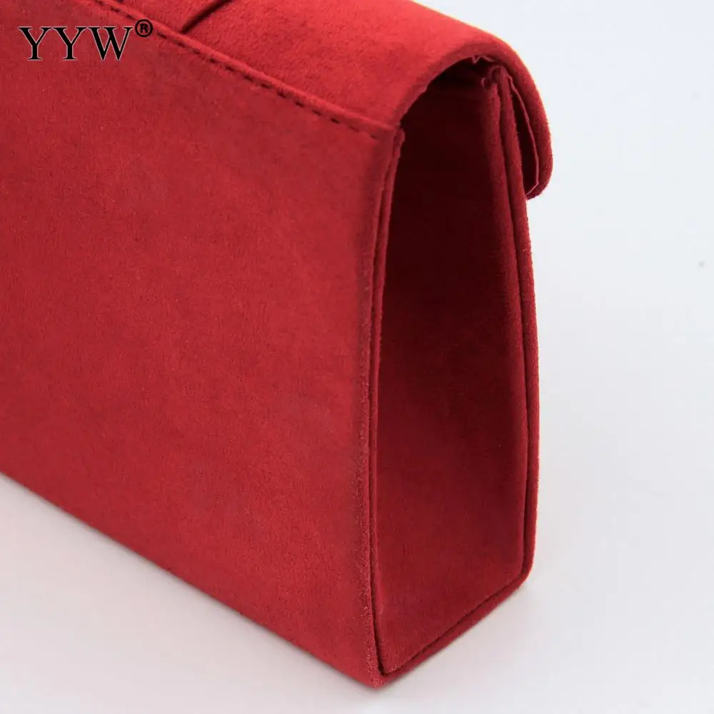 

Velour Easy Matching Crossbody Bagwomen fashion with chain & soft surface Solid more colors for choice