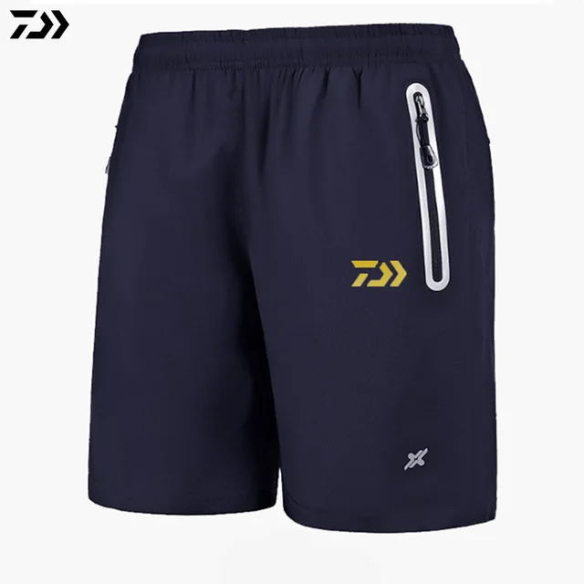 blue 02 Летняя одежда для улицы Daiwa, шорты, штаны для спорта на открытом воздухе, для рыбалки, Мужские дышащие быстросохнущие негабаритные шорты для рыбалки - Цвет: blue 02
