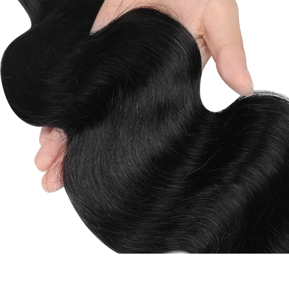 Newness Hair Brazilian Body Wave 1/3/4 Bundles 8-30 Inch Remy Natural Color 100% Human Free Shipping | Шиньоны и парики