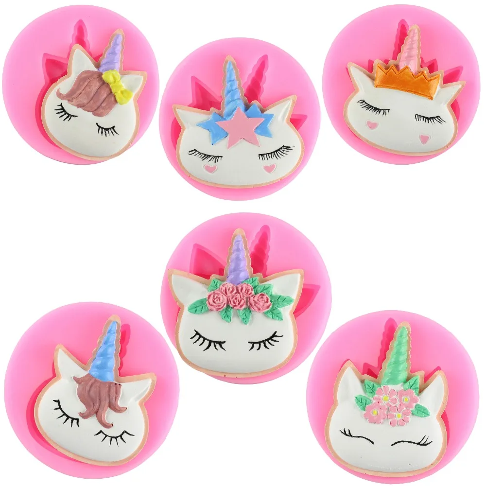 Силиконовая форма для выпечки кексов печенья помадки детский инструмент