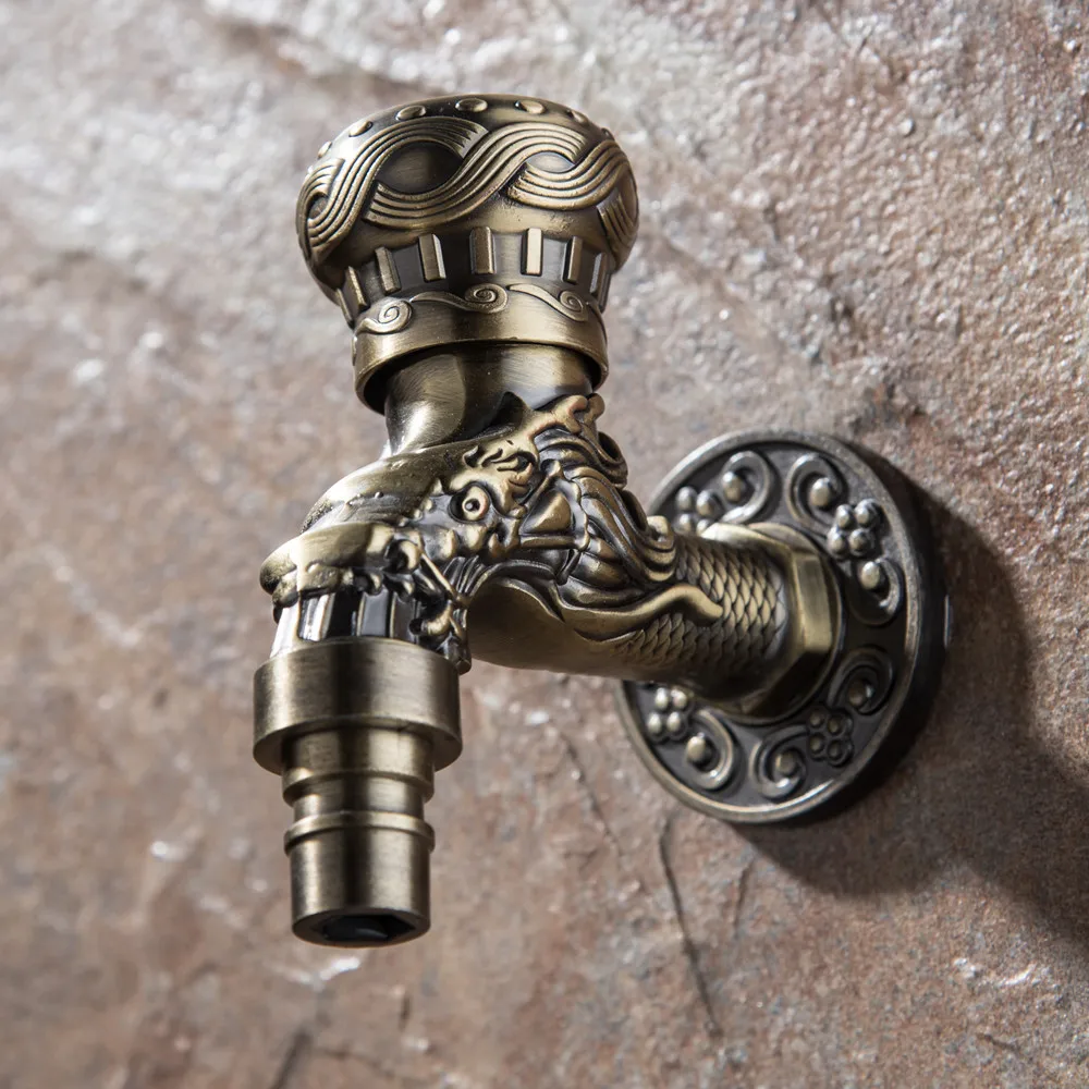 

Washing Machine Sink Water Faucet Sink Tap Wall Mounted Faucet Gold Color Brass Kitchen Faucet Laundry Tap