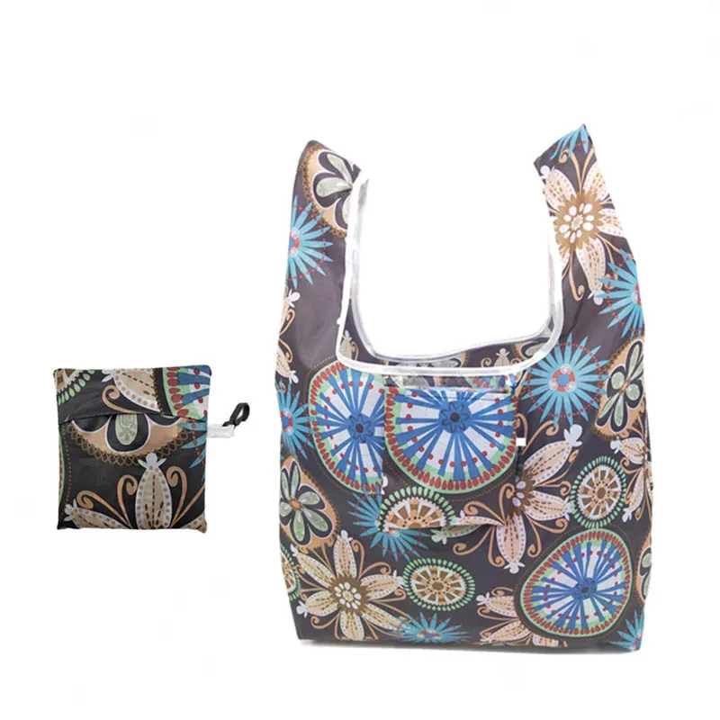 Распродажа Женская Складная Экологически чистая многоразовая сумка для покупок