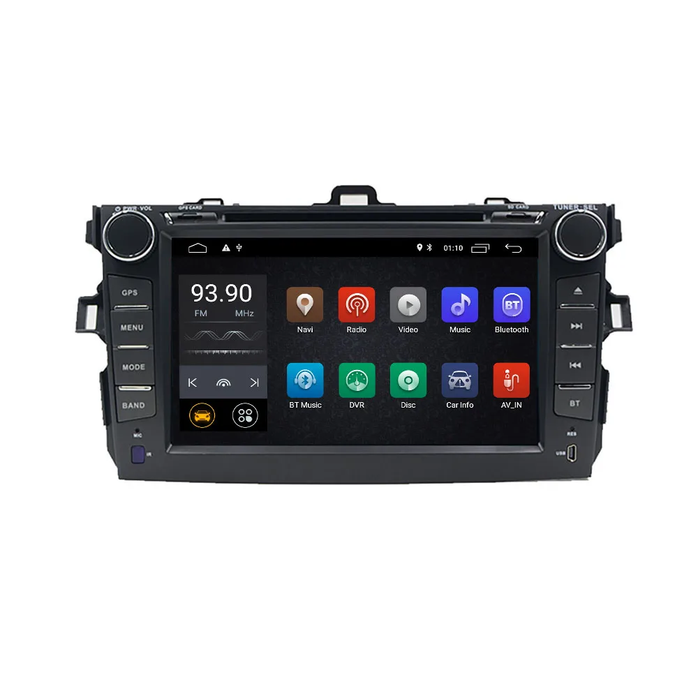 2 din автомобильный DVD плеер 8 &quotАвторадио GPS навигация для Toyota Corolla 2007 2008 2009 2010