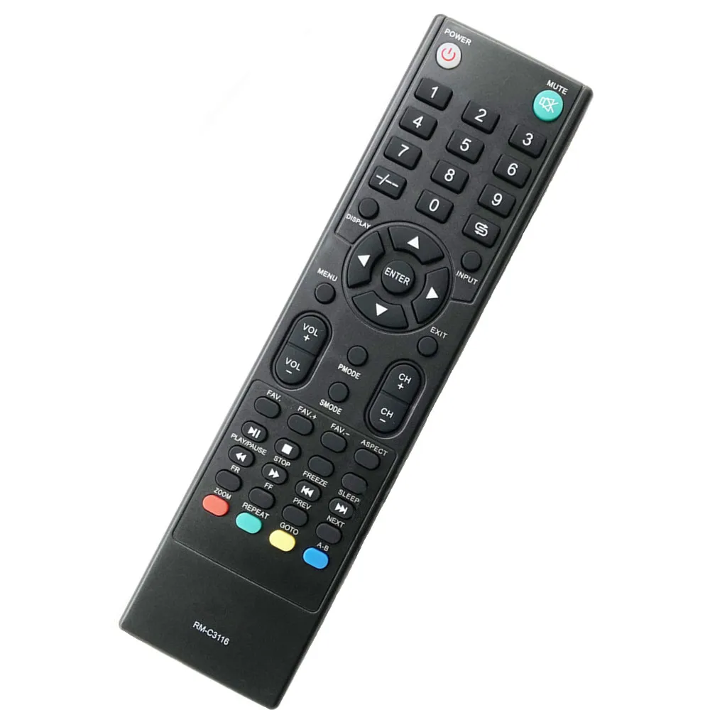 Новый пульт дистанционного управления подходит для jvc RM-C3116 LCD LED Smart TV контроллер |