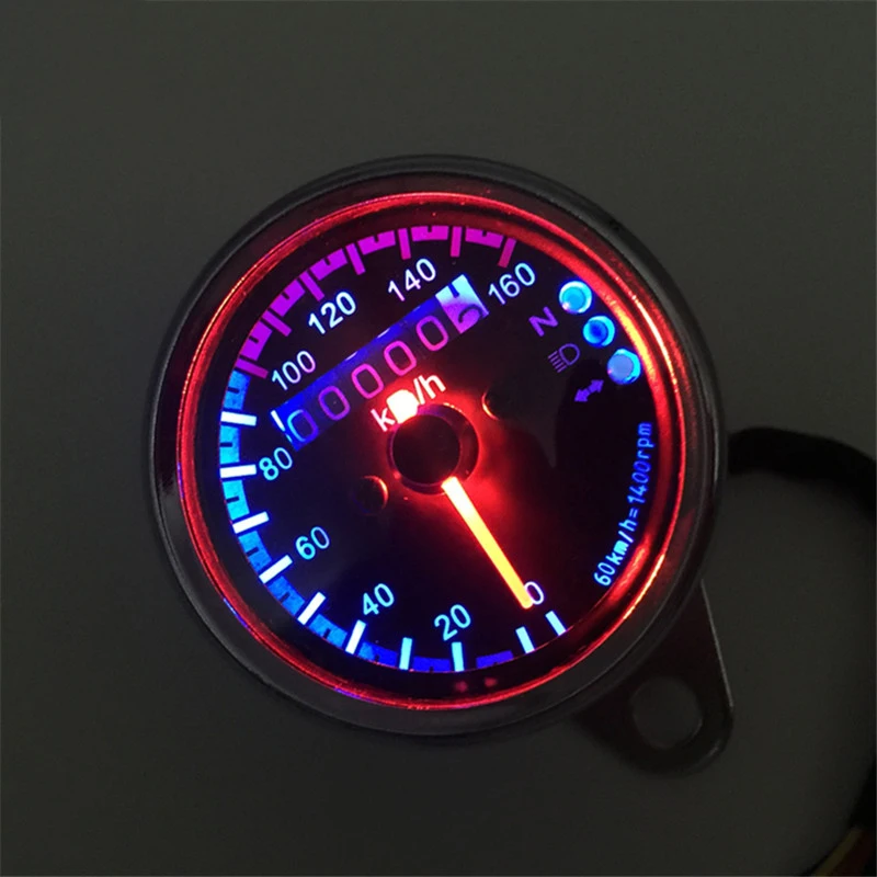 12 V Универсальный светодиодный подсветка одометр мотоцикла калибровочный