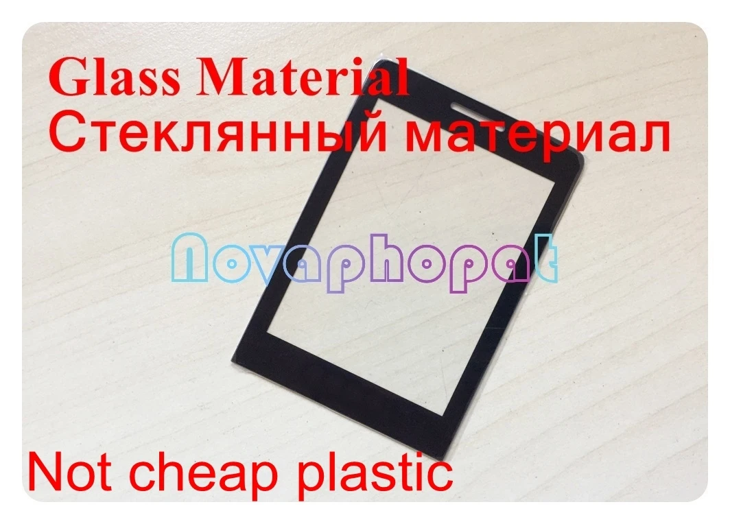 Novaphopat New Original Black Glass Screen For Philips E570 E571 lens Panel Replacement (not touch screen Sensor)+tracking | Мобильные