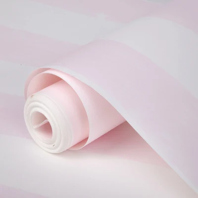 B pink 2020 Новые вертикальные полосы мультфильм любовь звезды Детская комната гостиная обои для подростков мальчик девочка ТВ фон спальня Фотообои - Цвет: B pink 2020