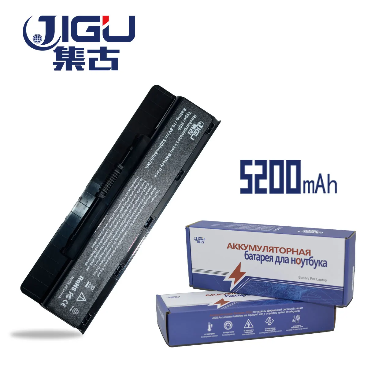 JIGU A31-N56 A32-N56 A33-N56 Аккумулятор для ноутбука ASUS N56 N56D N56D N56DY N56J N56JK N56JN N56JR N56V N56VB N56VJ N56VM N56VV